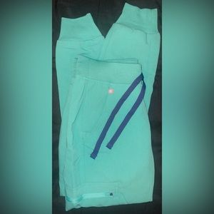 Figs Scrubs Bottom Color SURGICAL GREEN - Petite XXS Zamora Jogger Pants